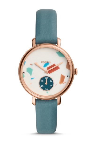 jam tangan Fossil Jacqueline Three-Hand Caribbean