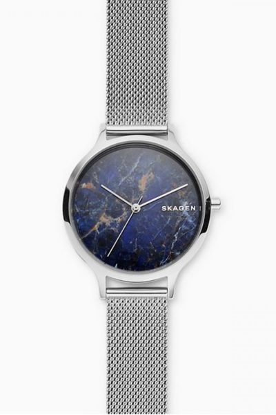 jam tangan Skagen Anita Silver Mesh