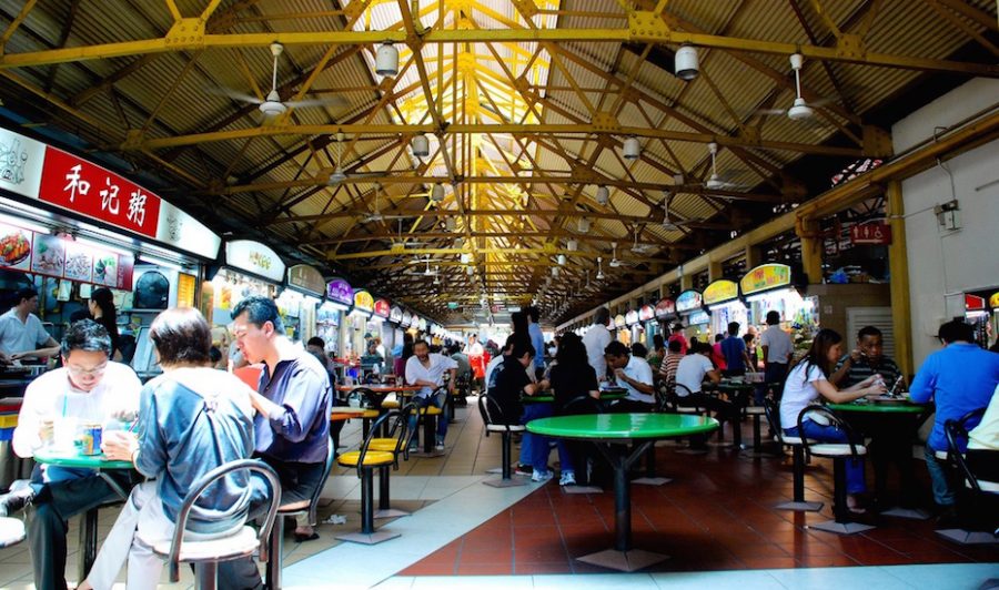street food singapore maxwell food centre
