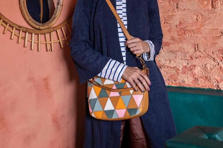Fossil Jolie Crossbody Light Patchwork